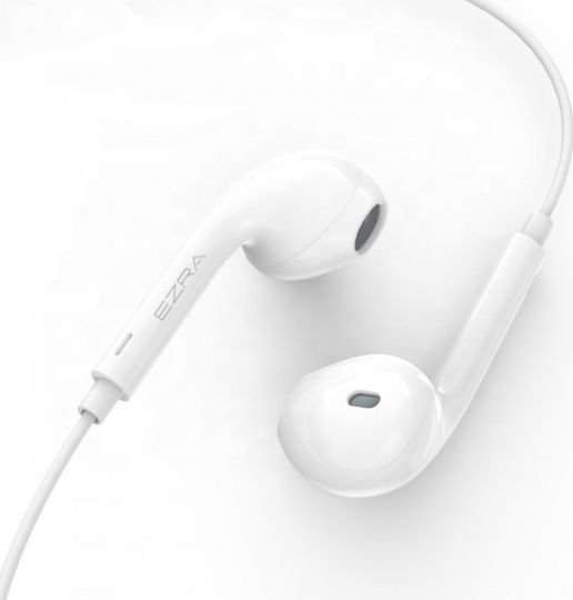 Ezra BW08 In-ear Bluetooth Handsfree Earphones with Sweat Resistance White