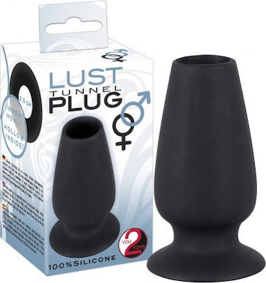 You2Toys Lust Tunnel Plug Medium Dop Anal Mediu Mediu Black 10cm 05080390000