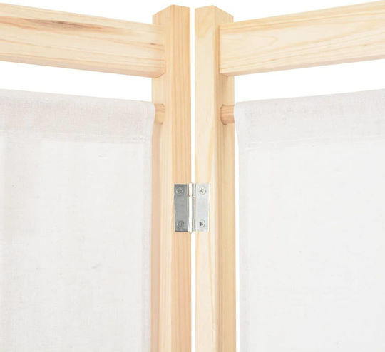 vidaXL Dekorativer Raumteiler Hölzernes mit 6 Paneelen 240x170cm