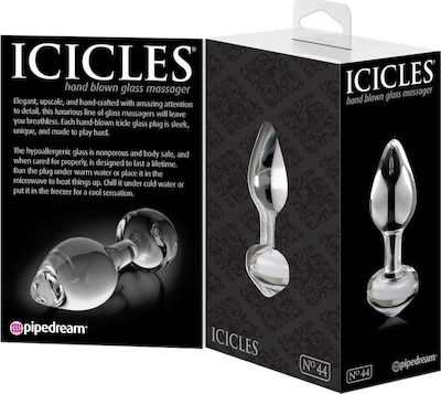 Pipedream Icicles No 44 Hand Blown Glass Massager 8.2cm