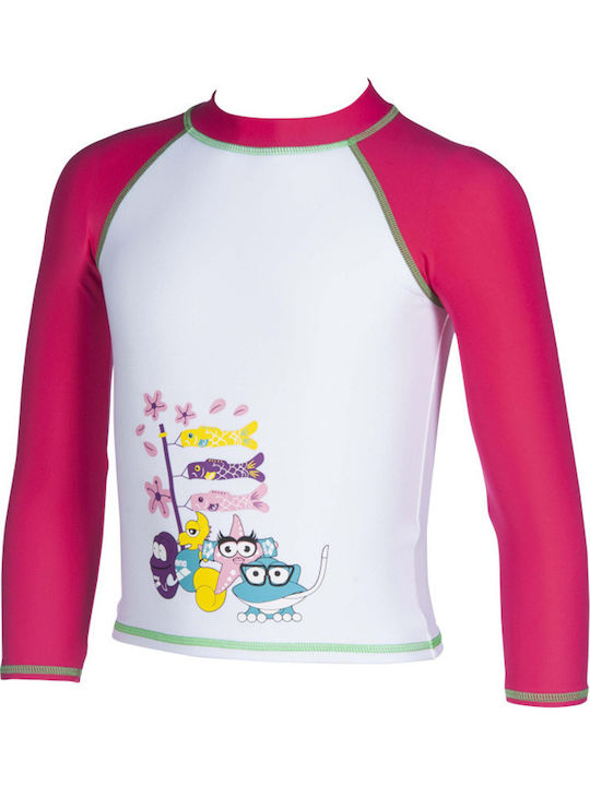 Arena Kids Swimwear Long Sleeve Shirt White