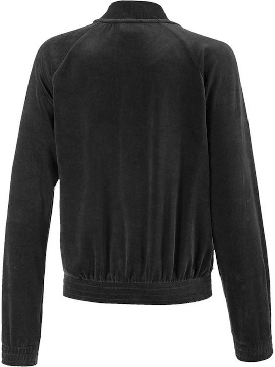 Puma Girls Athleisure Cardigan with Zipper Black