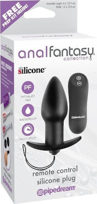 Pipedream Anal Fantasy Collection Analplug mit kabelloser Funktion und Vibration Schwarz 10.10cm PD4616-23