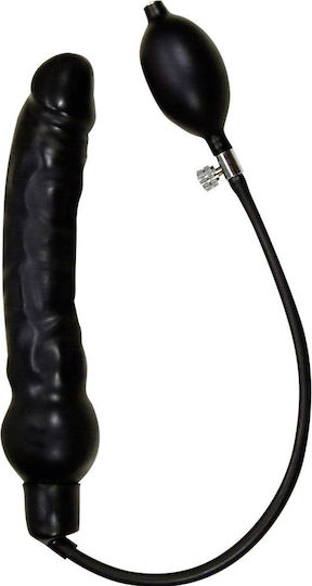 You2Toys Bizarre Blow me up Large Стъклено дилдо Inflatable Черен 17см