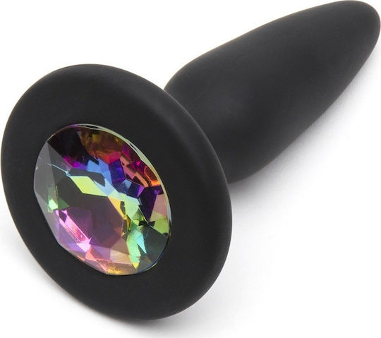 Ns Novelties Glams Gem Dop Anal Mini Mici Neagră 6.8cm