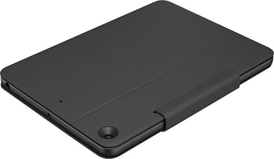 Logitech Rugged Folio Флип капак Устойчив с Клавиатура в Английски Великобритания Графит (iPad 2019/2020/2021 10.2'' - iPad 2019/2020/2021 10.2'') 920-009319