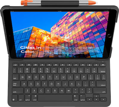 Logitech Slim Folio Flip Cover cu tastatură Gri (iPad Air 2019 / iPad Pro 2017 10.5" - iPad Air 2019 / iPad Pro 2017 10.5") 920-009489