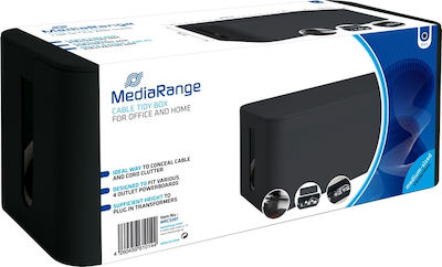 MediaRange Cable Tidy Box Μαύρο Μεσαίο