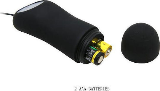 Pretty Love Special Anal Plug with Vibration Black 11.7cm