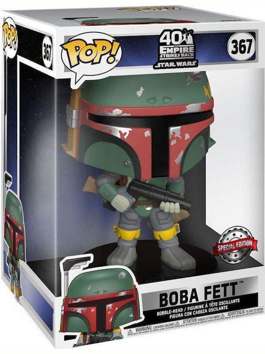 Funko Pop! Supersized 10" Movies: Star Wars - Boba Fett 367 Special Edition