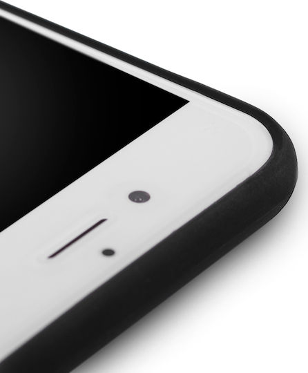 Forcell Matt IPHONE Umschlag Rückseite Silikon Schwarz (iPhone 5/5s/SE)