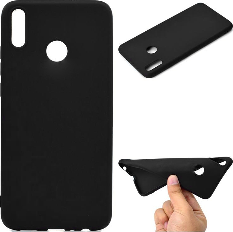 Back Cover Σιλικόνης Μαύρο (Honor 8X) Skroutz.gr
