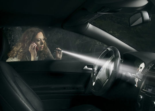 Maglite Keychain Flashlight LED IPX7 with Maximum Brightness 47lm Solitaire SJ3A106 Silver Silver