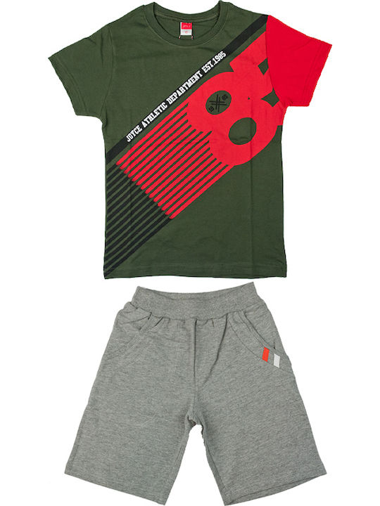 Joyce Kids Set with Shorts Summer 2pcs Khaki