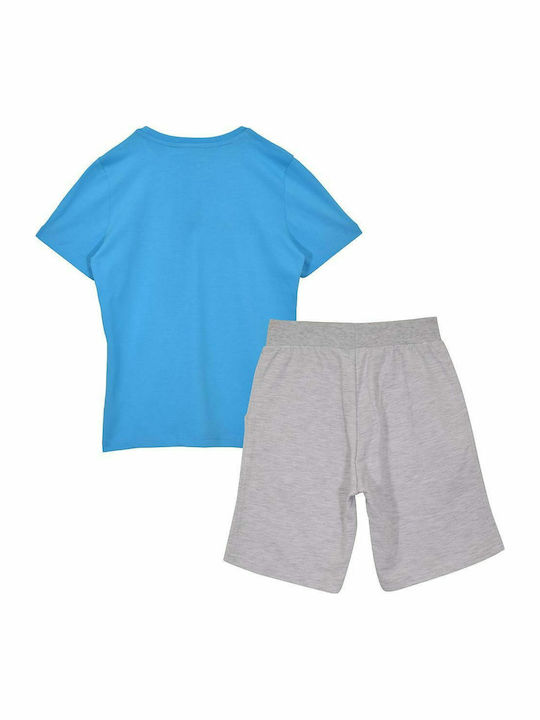 BodyTalk Kinder Set mit Shorts Sommer 2Stück Hellblau