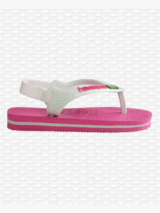 Kids Flip Flops White