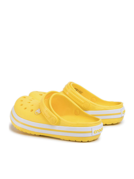 Kids Anatomic Beach Clogs Crocband Yellow