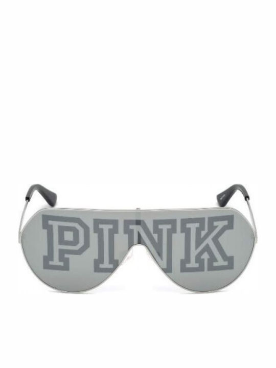Victoria's Secret Sunglasses Silver with Metal Frame & Silver Lens