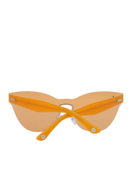 Victoria's Secret Women's Sunglasses with Orange Plastic Frame and Orange Lens PK0011 41F