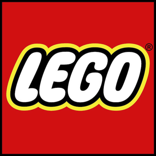 LEGO Παιδικό Κουτί Αποθήκευσης από Πλαστικό 4-Stud Κίτρινο 25x25x18cm