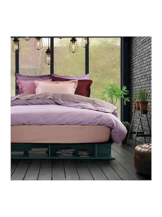 Das Home Bettlaken Super-Doppel 230x260cm. Best 1009 Flieder
