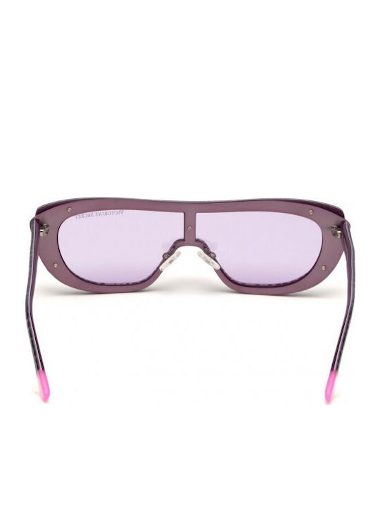 Victoria's Secret Women's Sunglasses with Purple Plastic Frame and Purple Lens VS0011 92Z