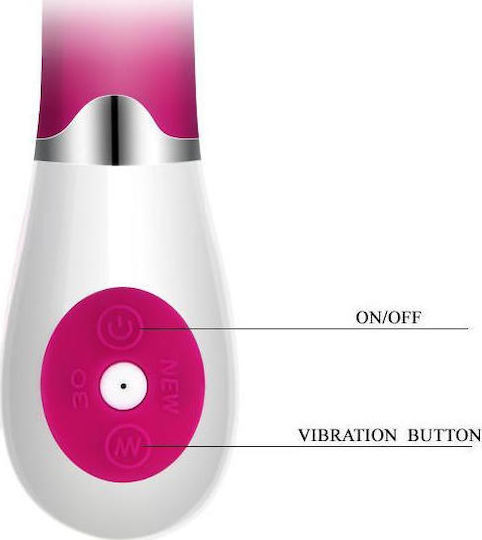 Pretty Love Vibe Daniel Κλασικός Δονητής 19.5cm Magenta