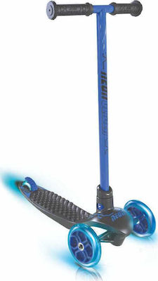 Y Volution Kids Scooter Y Glider Neon Led 3-Wheel Blue