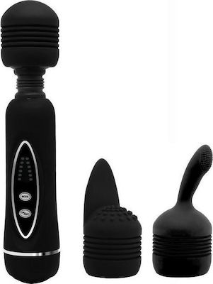 Pretty Love Vibrator Wand Body Massager Vibrator Massage 20cm BW-055002A Black