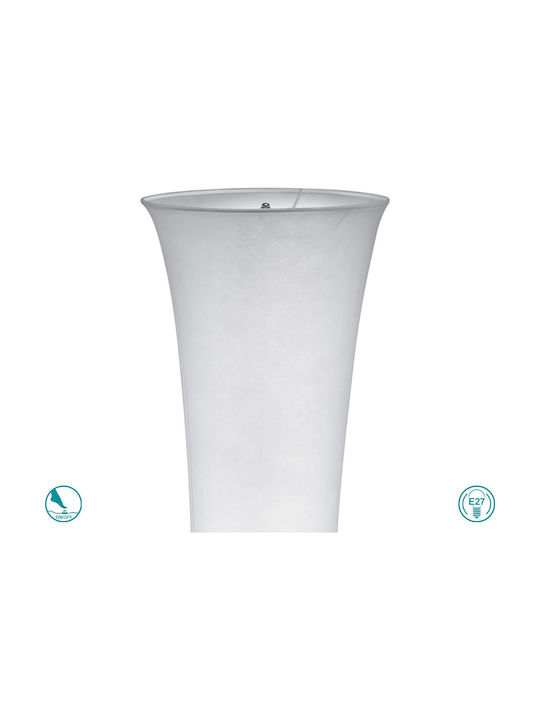 Trio Lighting Gravis Floor Lamp H123xW35cm. with Socket for Bulb E27 White