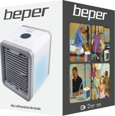 Beper Artico Mini Κλιματιστικό USB με Νερό και Φωτισμό 5W Λευκό