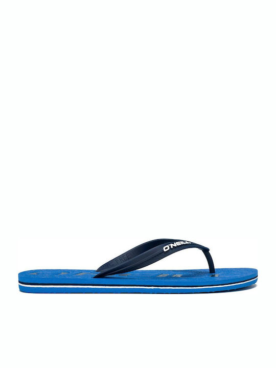 FM Profile Logo Herren Flip Flops Blau