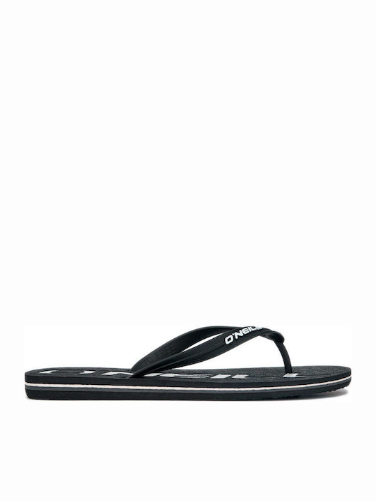 FM Profile Logo Herren Flip Flops Schwarze