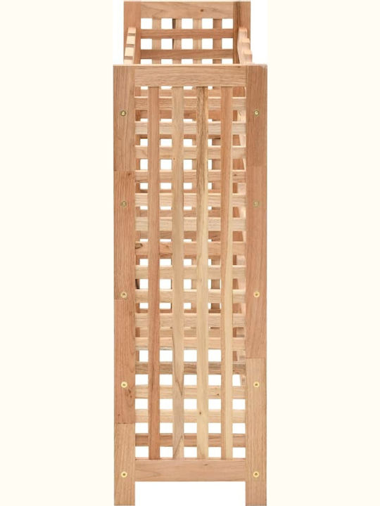 vidaXL С крака Κάβα Ποτών Дърво για 25 Μπουκάλια Бежов 63x25x73εκ.