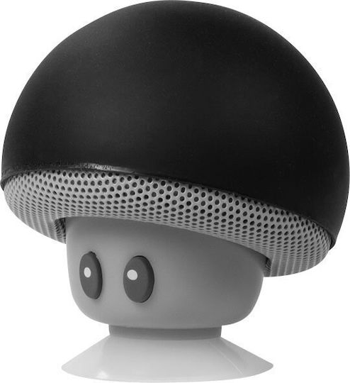 Setty Mushroom Ηχείο Bluetooth 3W με Διάρκεια Μπαταρίας έως 2.5 ώρες Μαύρο