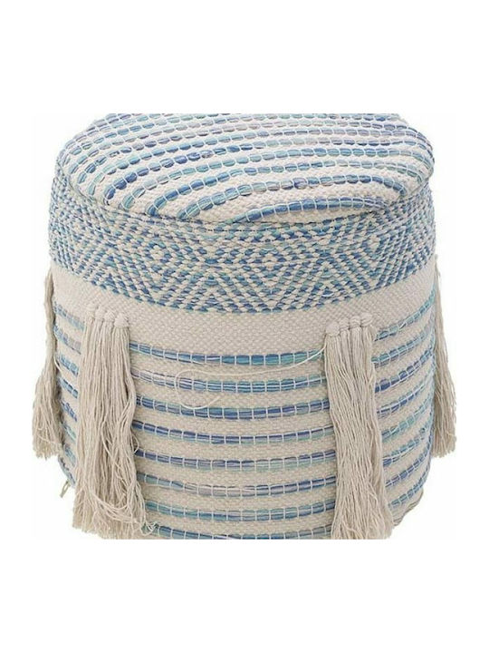 Bean Bag Stool Poof Light Blue 45x45x45cm