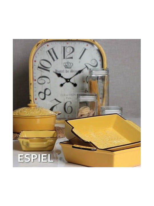 Espiel Landmark Vase Allgemeine Verwendung mit Deckel Glas Transparent 2500ml