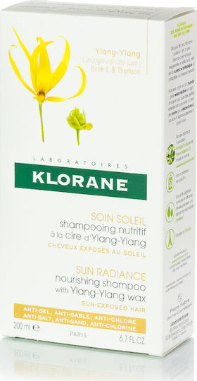 Klorane Ylang Ylang Sun Radiance Shampoos Reconstruction/Nourishment & Hydration for All Hair Types 200ml