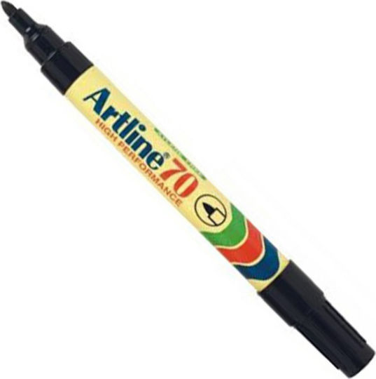 Artline 70 Ανεξίτηλος Μαρκαδόρος Μαύρος 1.5mm