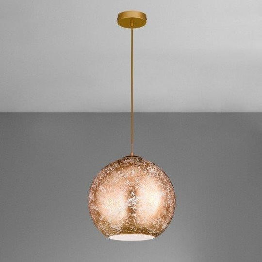 Wofi Fara Pendant Light Gold with Socket E27 30cm