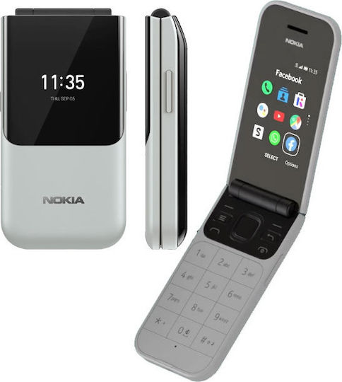Nokia 2720 Flip Dual-SIM (512MB/4GB) Handy mit Tasten Gray
