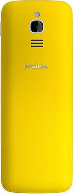 Nokia 8110 4G Dual SIM (500MB/4GB) Κινητό με Κουμπιά Κίτρινο