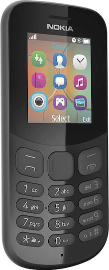 Nokia 130 (2017) Dual-SIM Handy mit Tasten (Griechisches Menü) Schwarz