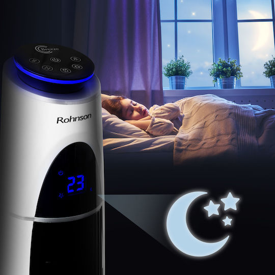 Rohnson Tower Fan 60W With Remote Control White