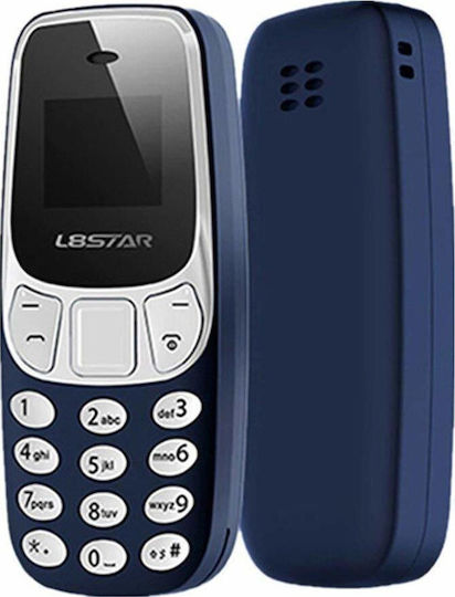 L8STAR BM10 Mini Dual SIM Κινητό με Κουμπιά Μπλε