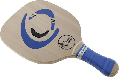 "το αγόρι" Energy Beach Racket Beige 420gr with Straight Handle Blue
