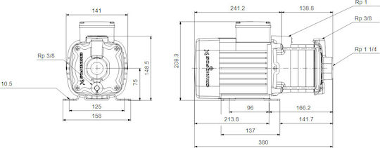 Grundfos CM 5-5 A-R-A-E-AVBE C-A-A-N Einphasig