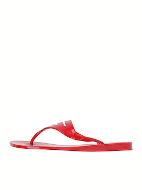 Diesel Rubine Frauen Flip Flops in Rot Farbe