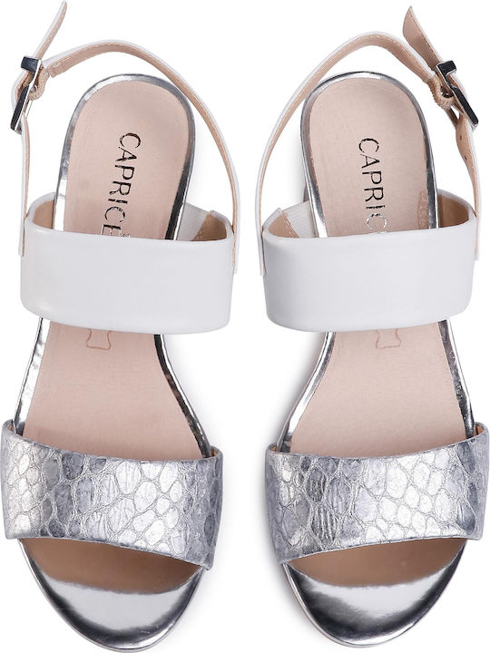 Leder Sandalen Weiß