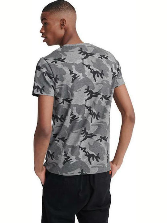 Superdry Core Tag Ανδρικό T-shirt Grey Camo